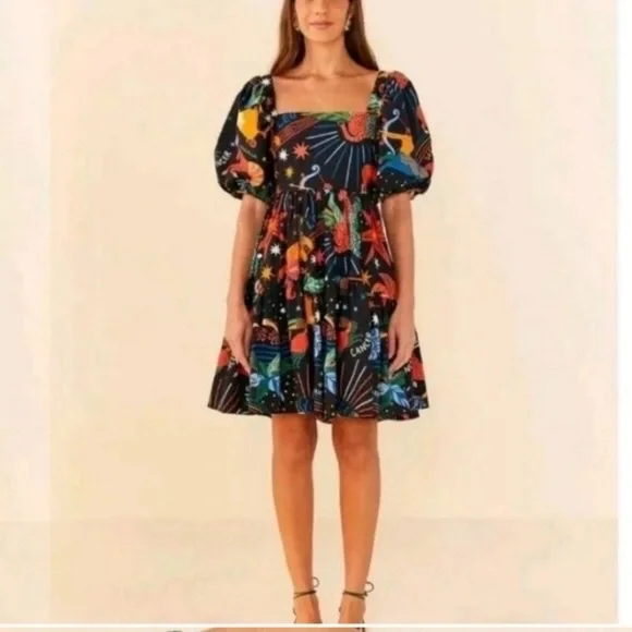 Farm Rio Zodiac Minidress - Picture 5 of 6